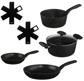 Set vase de gatit Charactere, alumium forjat, inductie, 7 piese