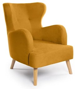 Fotoliu galben muștar wing Noemye – Bonami Selection
