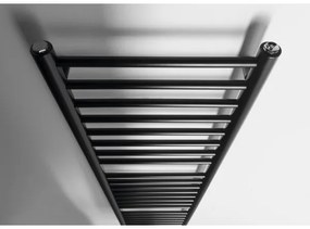 Radiator de baie Sapho DINA, 477 W, 40 x 156 cm, negru mat