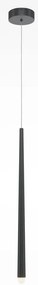 Pendul LED design modern Cascade negru 6,5cm