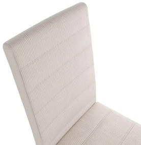 Juskys Set de 2 scaune de consolă Vegas - bej