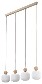 Lustră cu cablu BALLO, 4 x E14, 10 W, 230 V, bej