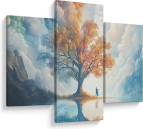 Tablou – Arborele vieții și al iubirii (90x60 cm)