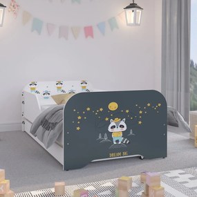 Pat uimitor de înaltă calitate pentru copii, cu bursuc 160 x 80 cm