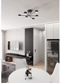 Plafonieră aplicată HALO 6xGX53/10W/230V neagră