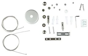 Lustră LED pe cablu SAMSUNG CHIP LED/40W/230V 6400K neagră