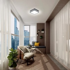 Corp de iluminat LED de exterior cu senzor Brilagi BENE LED/18W/230V 22x22 cm IP54