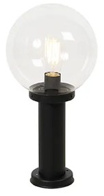 Lampă de podea de exterior neagră cu sferă din plastic 50 cm IP44 - Sfera