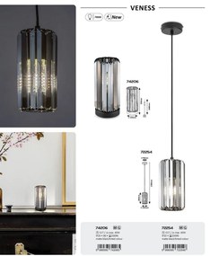 Lustra cu 4 pendule design modern Veness