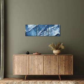 Tablou - Detaliu de pictură (cu ceas) (90x30 cm)
