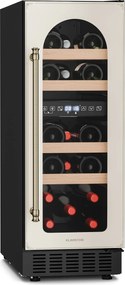 Klarstein Vinovilla Victoria 17 Duo frigider de vin, 2 zone de răcire, Control tactil, 17 sticle, 4 rafturi