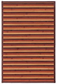 Covor galben muștar/maro din bambus 60x90 cm – Casa Selección