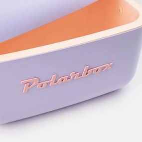 Geanta frigorifica Polarbox Pop, 12 litri, Polistiren AIRPOP, 5-15°C pana la 24 h, Violet/Portocaliu