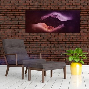 Tablou cu mâini (120x50 cm)