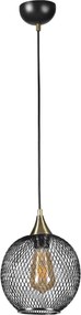 Lustra JUPITER 8721-1, negru, metal, 18x70 cm
