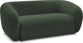 Canapea verde cu tapițerie din chenille 160 cm Celine – Bobochic Paris
