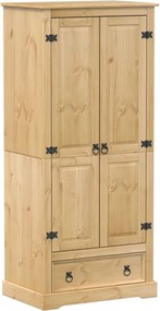 vidaXL Șifonier Corona, 76x50x170 cm, lemn masiv de pin