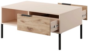 Măsuță de cafea Rastafa 2S (Stejar viking + Bej). 1071377
