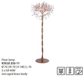 Lampadar design magnific ICICLE alama antic