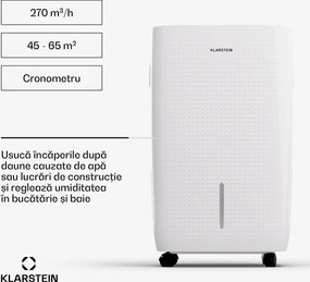 Klarstein DryFy Pro Connect Smart, Dezumidificator de aer, WiFi, Compresie, 60l/24h, 45-65m²