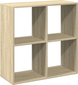 vidaXL Bibliotecă/separator cameră stejar sonoma 69,5x29x69,5 cm lemn