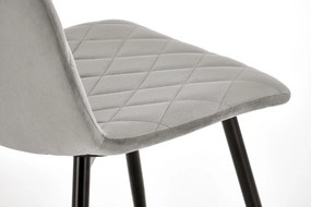 Scaun K525 velvet gri
