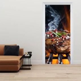 Fototapet pentru ușă - Grătar (95x205cm)