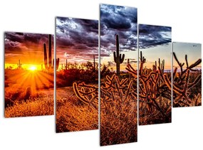 Tablou - Ora aurie a deșertului (150x105 cm)