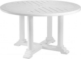 Masa pentru interior si exterior Bell Rive alb, 130cm 112851 HZ