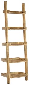 Raft tip scara, maro, 75 x 37 x 205 cm, lemn masiv de mango 1, Maro