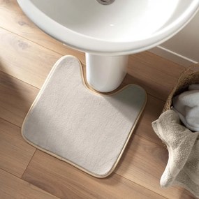 Covoraș de baie bej pentru WC 45x45 cm Vitamine – douceur d'intérieur