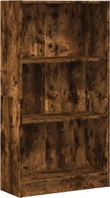 vidaXL Bibliotecă, stejar fumuriu, 60x24x109 cm, lemn prelucrat