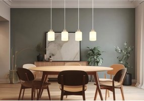 Lustra cu 4 pendule din sticla TRENT