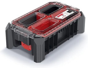 Organizator C, 36,8 cm, inaltime cu compartimente, negru