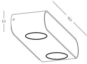 Aplica/Spot LED pentru iluminat exterior decorativ IP54 Scout