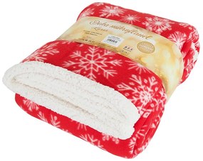 B.E.S. Petrovice Pătură din lână Buffalo Fulgiroșii, 150 x 200 cm