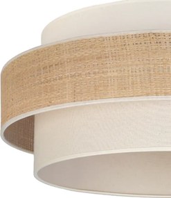BRILAGI - Lampă suspendată cu cablu SPACE, 1x E27/60W/230V, Ø 40 cm, bej/crem