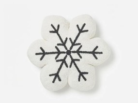 Perna decorativa SNOWFLAKE 35x35 cm, albă