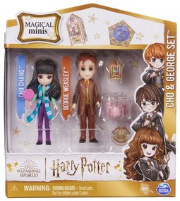 HARRY POTTER WIZARDING WORLD MAGICAL MINIS SET 2 FIGURINE CHO SI GEORGE