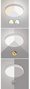 Rabalux 3317 - Plafonieră LED dimerizabilă TESIA, 60 W, 230 V, 60 cm + telecomandă