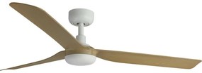 Ventilator de tavan FARO 33816WT PUNT M maro/alb d. 132 cm WT + telecomandă
