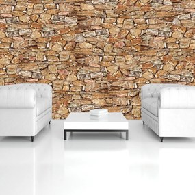 Fototapet - Stone Wall Rock (152,5x104 cm)