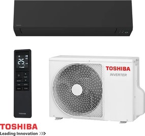 Aparat de aer conditionat cu invertor Toshiba Shorai Edge RAS-B10G3KVSGB-E/RAS-10J2AVSG-E1, 10000 BTU, 20 m², A+++/A+++, Magic Coil autocuratare, Wi-Fi, R-32, Negru