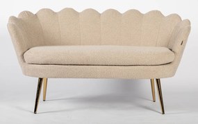 FREY Latte din Boucle cu Spătar cu Picioare Aurii