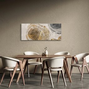 Tablou - Abstract triburi (120x50 cm)