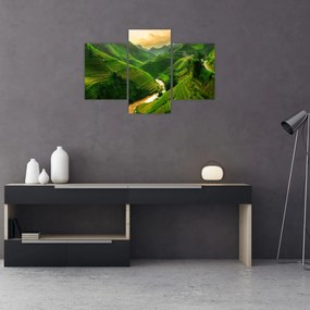 Tablou - Terase de orez Mu Cang Chai (90x60 cm)