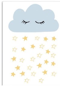 Tablou pentru copii 30x40 cm Cloud – Wallity