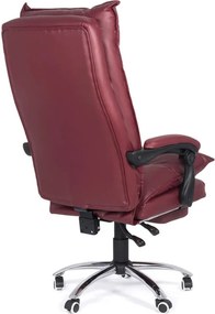 Scaun directorial cu suport de picioare si recliner OFF 419 visiniu
