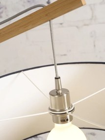 Lampadar eco din bambus Montblanc 6030 natur/ blue denim