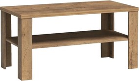 Masuta cafea TEDY T13, PAL melaminat, stejar lefkas, 120x60x59 cm